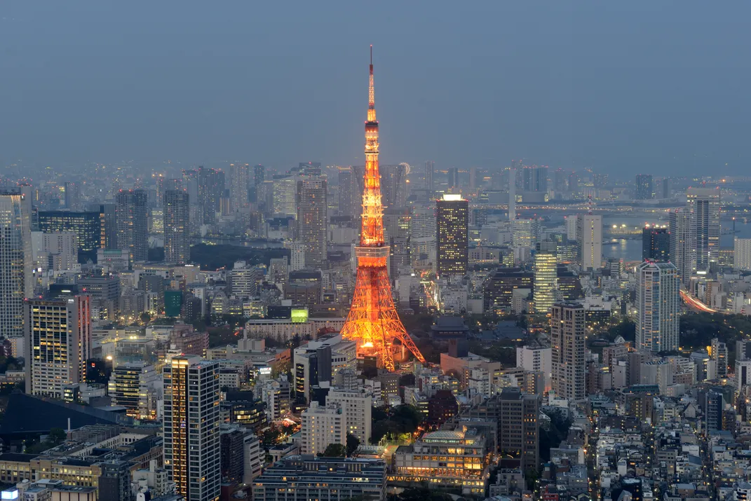 Aerial Tokyo Tower