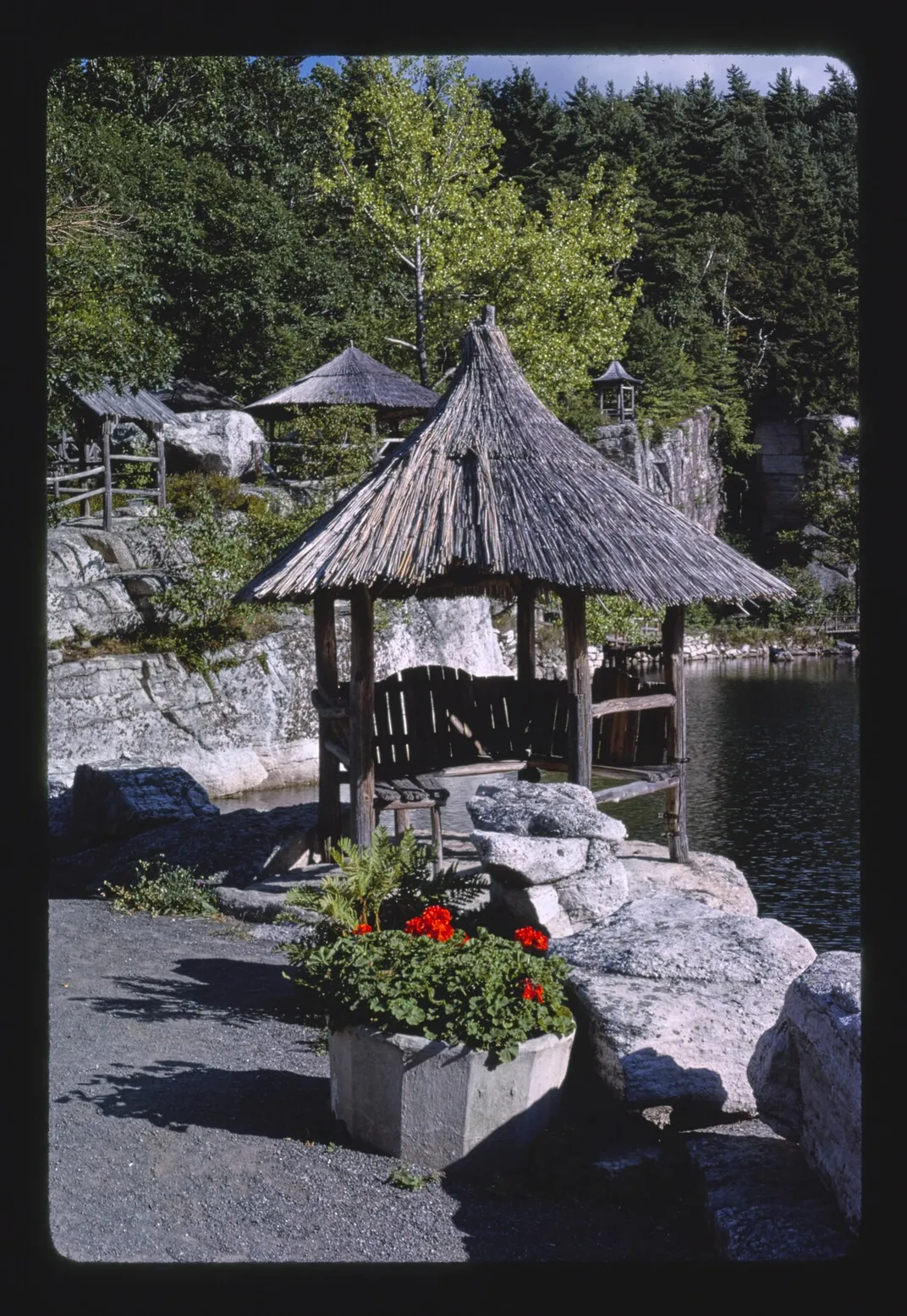 A summerhouse at Mohonk Mountain House in New York