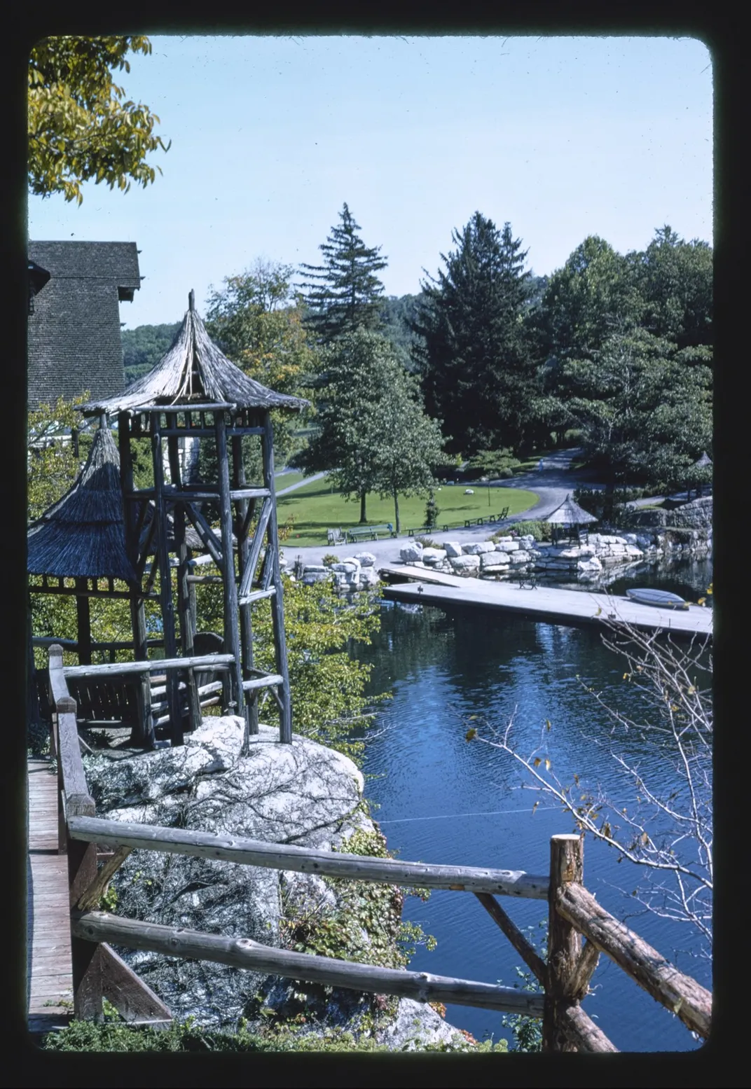 A summerhouse at Mohonk Mountain House in New York